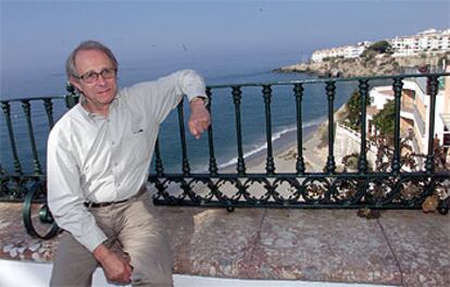 Ken Loach, ayer en Nerja (Málaga).