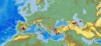 Movimientos sísmicos en las últimas 24 horas en Europa.