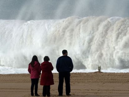 Praia de Meco, cerca de Lisboa, onde morreram os seis jovens.