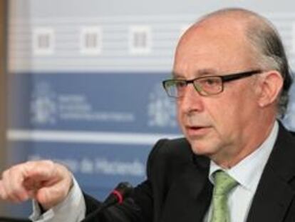 Cristóbal Montoro, ministro de Hacienda y Administraciones Públicas