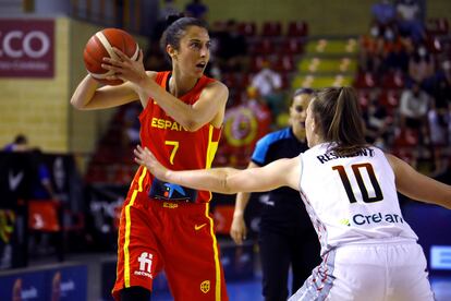 Alba Torrens, en el amistoso ante Bélgica disputado en Córdoba la semana pasada