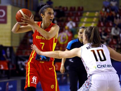 Alba Torrens, en el amistoso ante Bélgica disputado en Córdoba la semana pasada