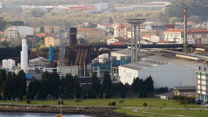La factoría de Megasa en Narón (A Coruña), este martes.