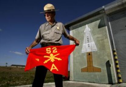 Un 'ranger' del Parque Nacional de Everglades, en Florida (EE UU), en una antigua base militar destinada a repeler un hipotético ataque nuclear desde Cuba.