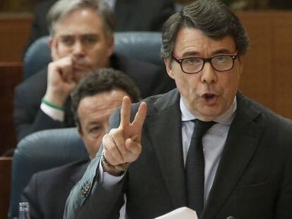  Ignacio Gonz&aacute;lez en el pleno de la Asamblea de Madrid.