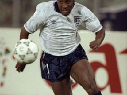 John Barnes en el Mundial de 1990.