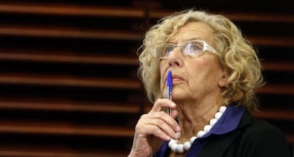 La alcaldesa de Madrid, Manuela Carmena.