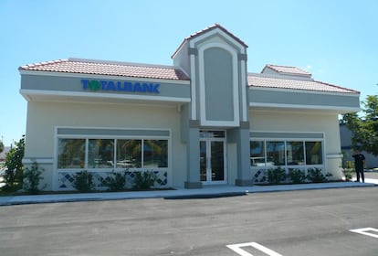 Sucursal de TotalBank, en Florida.