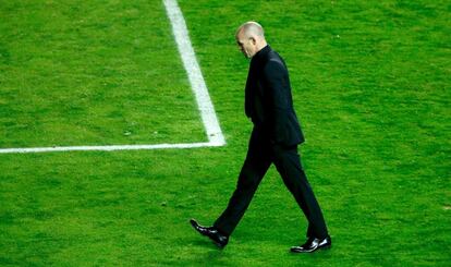 Paco Jémez, en el partido del Rayo ante el Barça.