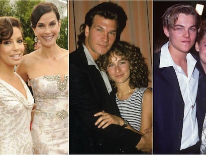 Eva Longoria, Teri Hatcher, Patrick Swayze, Jennifer Grey, Leonardo DiCaprio y Claire Danes.