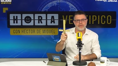 Héctor de Miguel, en el programa de La SER 'Hora veintipico', contestando a su procesamiento por su chiste sobre el Valle de los Caídos.