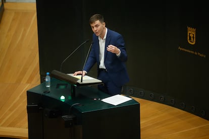 Eduardo Rubiño portavoz del grupo Más Madrid en el Ayuntamiento de Madrid