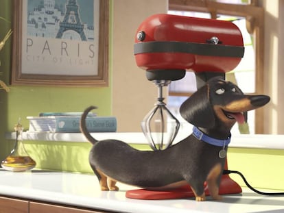 Escena de la película de animación 'Mascotas'.