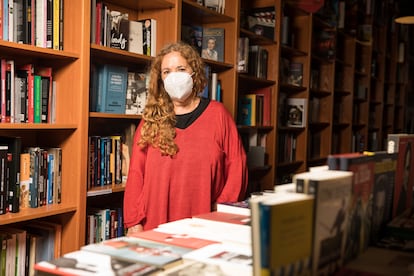 María Silveyro en la librería Ocho y Medio. / CARLOS PINA