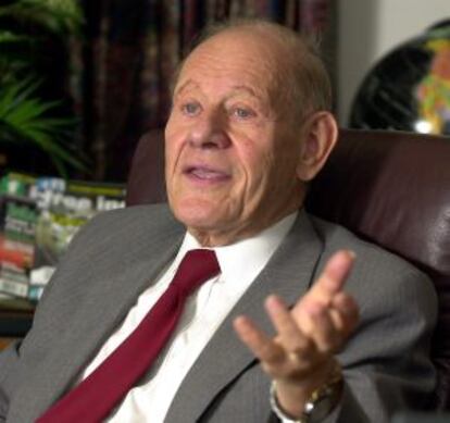 El filósofo humanista Paul Kurtz, en 2004.