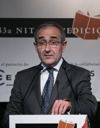 El presidente del Gremi d'editors de Catalunya.