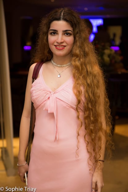 Dorsa Derakhshani, durante la ceremonia de clausura de Gibraltar