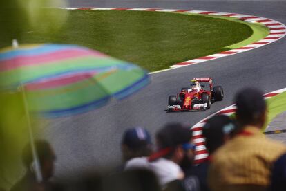 El piloto finlandés de Ferrari Kimi Raikkonen.