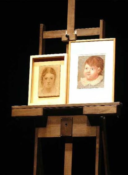 &#39;Retrato de Paulo con cuello blanco&#39; y &#39;Retrato de Olga&#39; son las dos nueves obras del pintor que se podrán ver en su museo de Málaga.