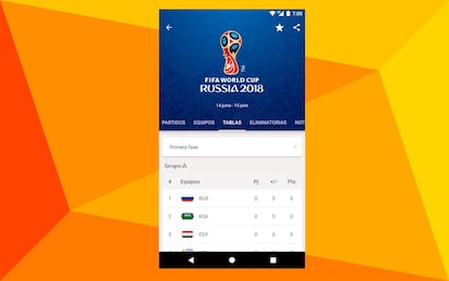 La FIFA un año mas cuenta con una app específica para este Mundial de Rusia 2018. En ella podemos conocerlo todo absolutamente acerca de la actualidad del torneo, con calendario de enfrentamientos y resultados del los partidos en tiempo real. Además podremos acceder a momentos históricos de los anteriores mundiales.