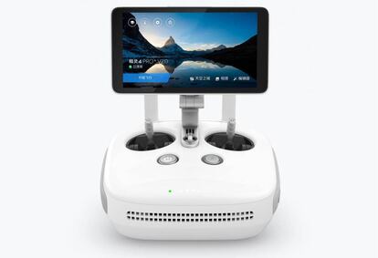 El mando exclusivo de la edición Mando DJI Phanton 4 Pro + v2.0