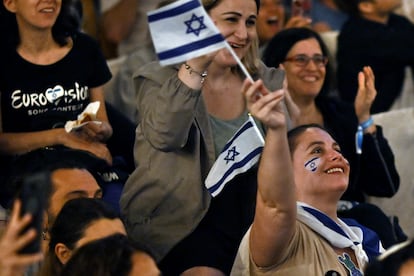 Fans de Israel en Eurovisión 2024.