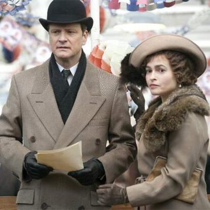 Colin Firth y Helena Bonham Carter, en <i>El discurso del rey.</i>