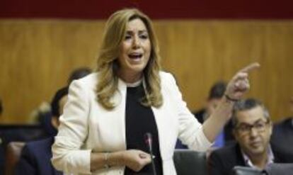 Susana D&iacute;ez, presidenta de la Junta de Andaluc&iacute;a.