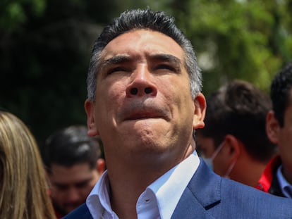 El dirigente del PRI, Alejandro Moreno, el 19 de septiembre.