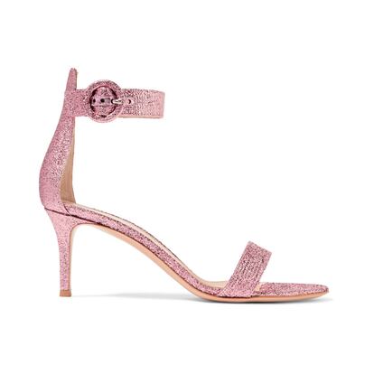 Sandalias de glitter de Gianvito Rossi, 615 euros.