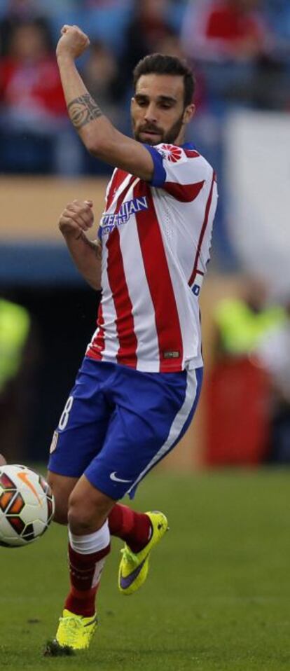 Jesús Gámez, en el partido ante la Real Sociedad.