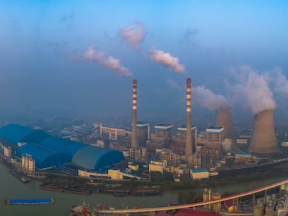 Planta de carbón de Huaneng, en la provincia china de Jiangsu.