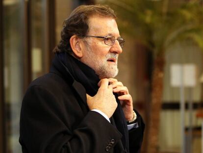 Rajoy, en su llegada a Bruselas la pasada semana.