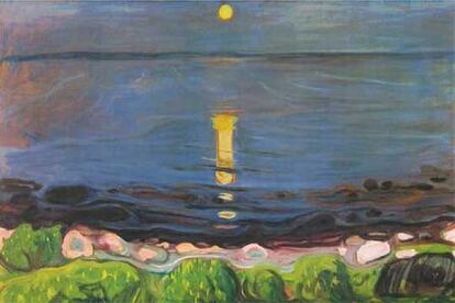 <i>Paisaje marítimo con Luna,</i> de Edvard Munch.