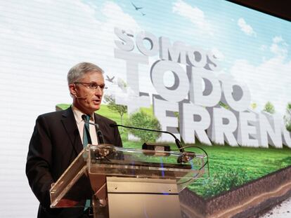 Eduard Mendiluce, consejero delegado de Aliseda, en un evento celebrado este miércoles en Madrid.