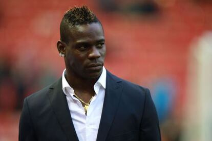 Mario Balotelli, en Anfield, el pasado sábado.