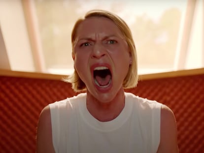 Claire Danes, in a cathartic scene in 'Fleishman is in Trouble.'