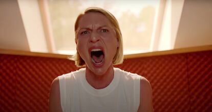 Claire Danes, in a cathartic scene in 'Fleishman is in Trouble.'