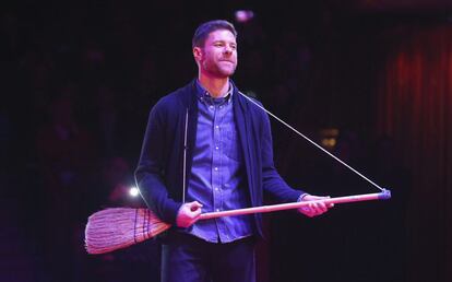 Xabi Alonso, en la gala del circo Weihnachten 2015 celebrada en Múnich.