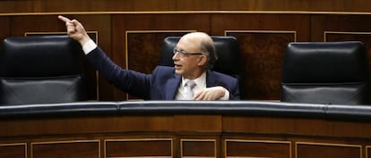 El ministro de Hacienda, Cristóbal Montoro.