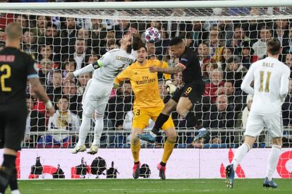 Ramos, Courtois y Gabriel Jesús, en el pasado Madrid-City.