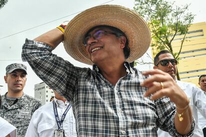 El presidente de Colombia, Gustavo Petro, en la instalación del Puesto de Mando Unificado por la Vida en Buenaventura, Colombia, el 6 de septiembre de 2022.