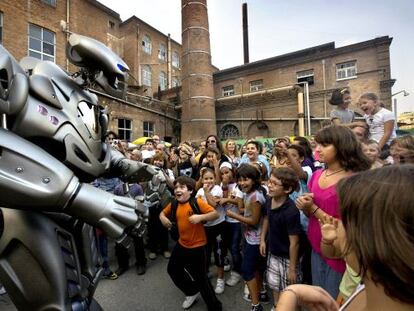 La Fabra i Coats va ser esceneari de la Mercè el 2009.