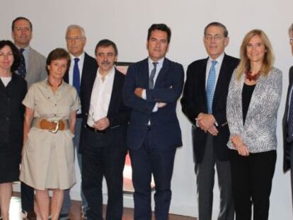 Miembros del jurado reunido en Madrid.