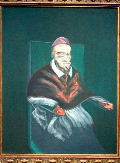 'Estudio para retrato' del Papa Inocencio X, de Bacon.
