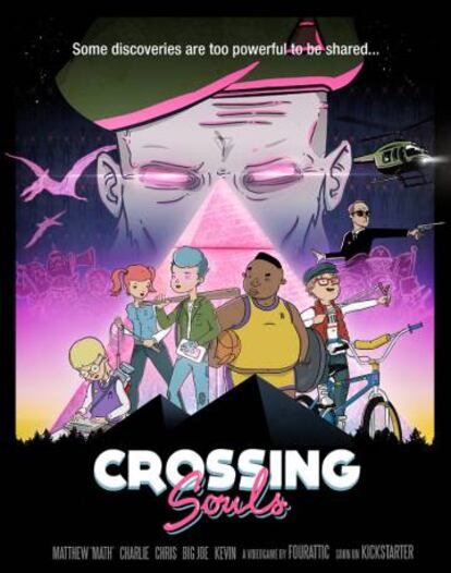 Póster del videojuego español 'Crossing souls'.