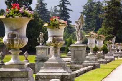 Jardines de la mansión de Powerscourt, Irlanda.