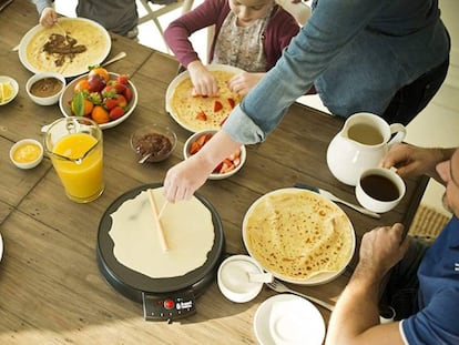 Prepara en casa las mejores crepes y tortitas con cualquiera de estas cuatro creperas eléctricas.