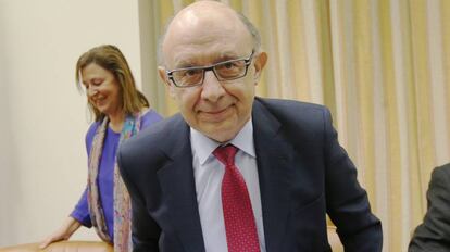 Crist&oacute;bal montoro, ministro de Hacienda en funciones