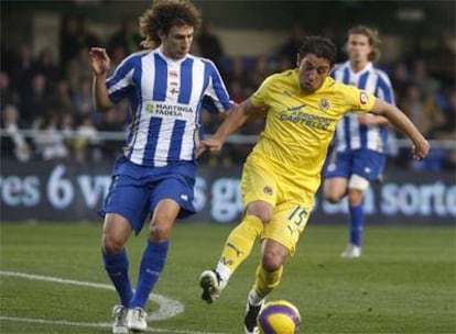 Nihat, durante el partido ante el Deportivo